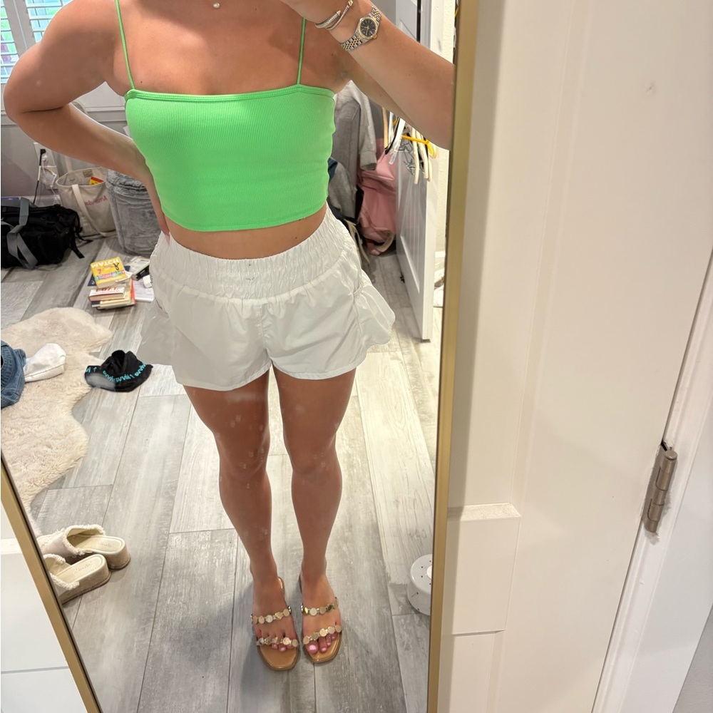 ALO Yoga Bright Green Crop Top/tank